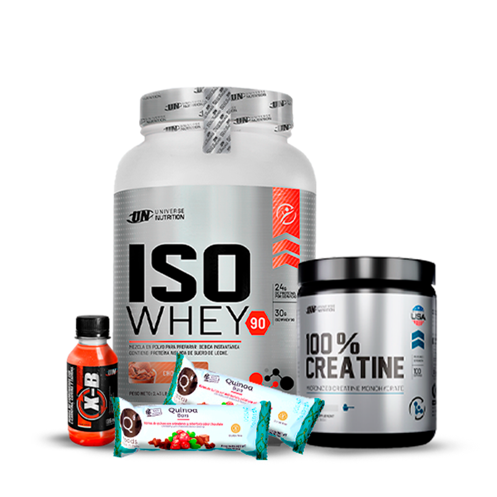 Promo Iso Whey UN 1.1kg + Creatina 100% UN 250gr + REGALOS