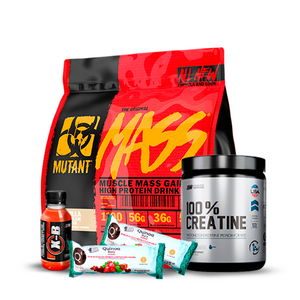 Promo Ganador de peso Mutant Mass 5lb + Creatina 100% UN 250gr + REGALOS