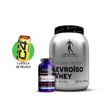 Cargar imagen en el visor de la galería, Pack LEVROISO 900gr + Creatina Ultimate Nutrition 300gr + C4
