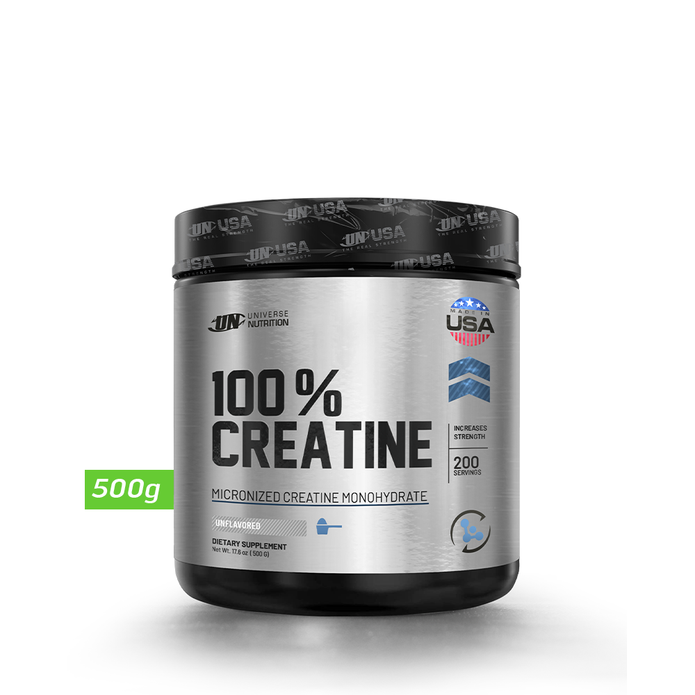 100% CREATINA UNIVERSE NUTRITION 500GR + REGALOS