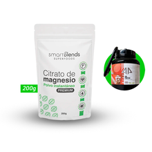 Cargar imagen en el visor de la galería, CITRATO DE MAGNESIO 200GR SMART BLENDS
