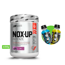 Cargar imagen en el visor de la galería, NOX UP INTENZE 600GR PRE ENTRENO UN + REGALOS
