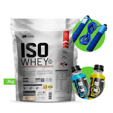 Cargar imagen en el visor de la galería, ISO WHEY 3KG PROTEÍNA UN + REGALOS
