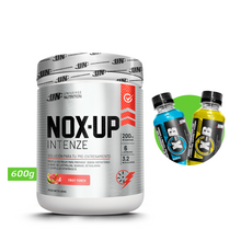 Cargar imagen en el visor de la galería, NOX UP INTENZE 600GR PRE ENTRENO UN + REGALOS
