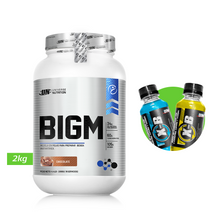 Cargar imagen en el visor de la galería, BIGM 2KG PROTEÍNA PARA GANAR MASA MUSCULAR UN

