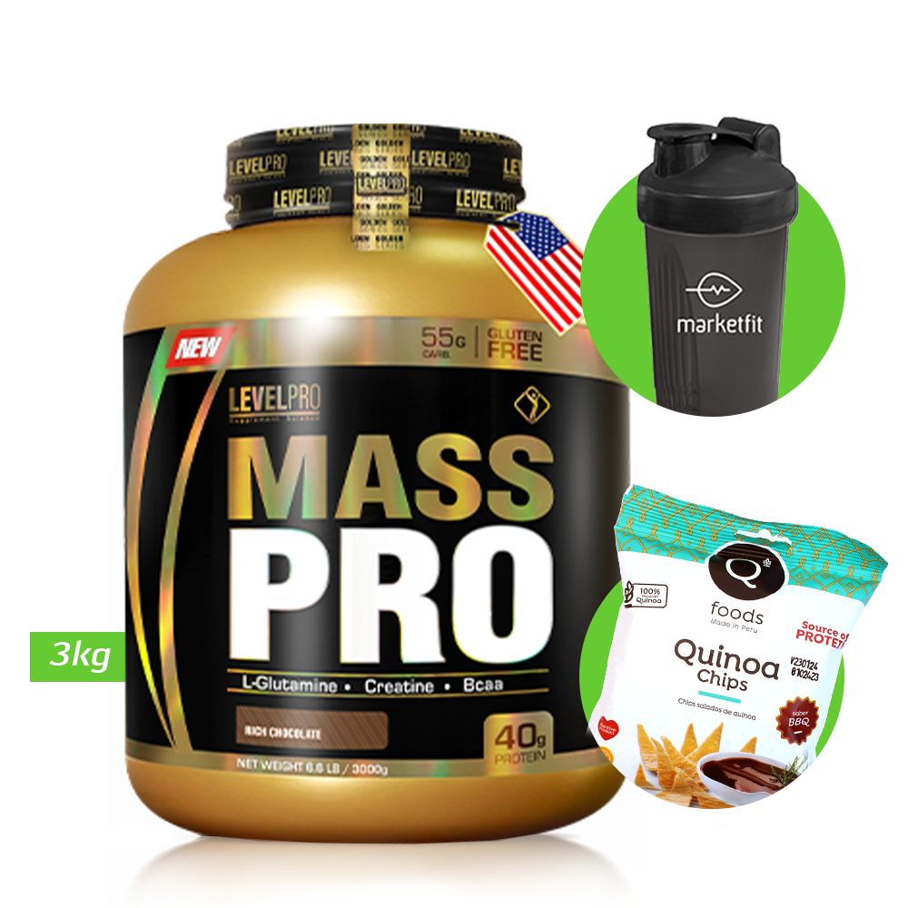 LEVEL PRO MASS Pro 3kg+ Regalos