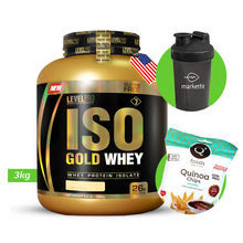Cargar imagen en el visor de la galería, Iso Gold Whey Level Pro 6.6Lb Con Regalos
