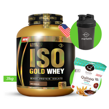 Cargar imagen en el visor de la galería, Iso Gold Whey Level Pro 6.6Lb Con Regalos

