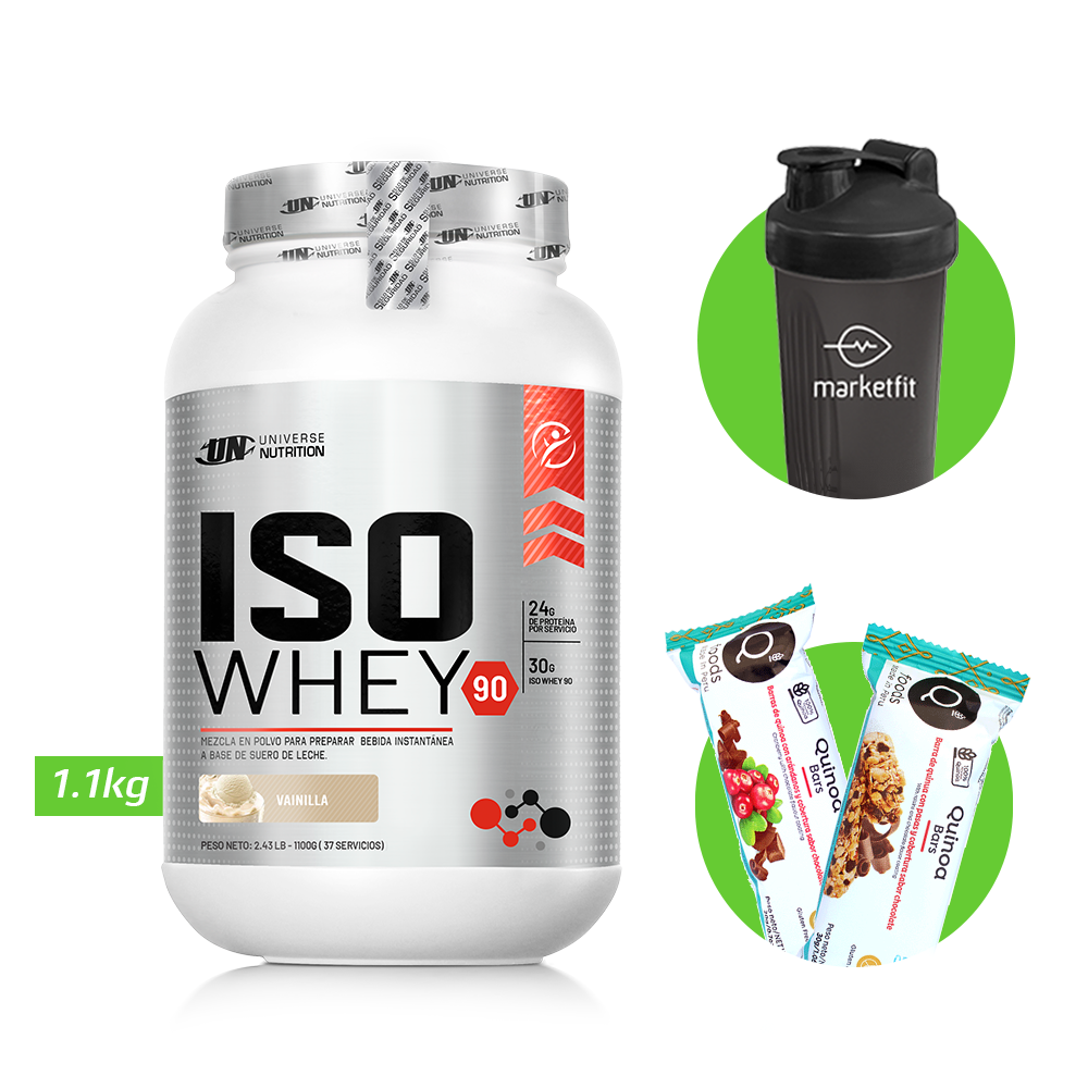 ISO WHEY 1.1KG PROTEÍNA UN + REGALOS