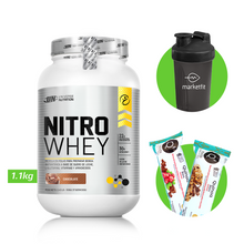 Cargar imagen en el visor de la galería, NITRO WHEY 1.1KG PROTEÍNA UN + REGALOS
