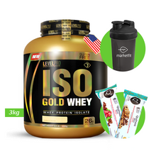 Cargar imagen en el visor de la galería, Iso Gold Whey Level Pro 6.6Lb Con Regalos
