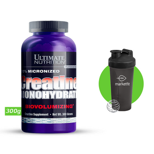Creatina Monohidratada Ultime Nutrition 300g + Regalo