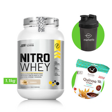 Cargar imagen en el visor de la galería, NITRO WHEY 1.1KG PROTEÍNA UN + REGALOS
