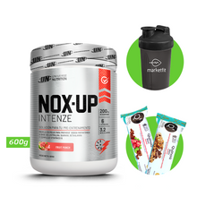 Cargar imagen en el visor de la galería, NOX UP INTENZE 600GR PRE ENTRENO UN + REGALOS
