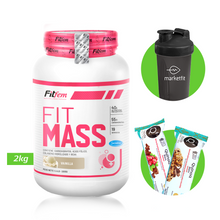 Cargar imagen en el visor de la galería, FIT MASS 2KG GANADOR DE MASA FITFEM + REGALOS
