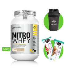 Cargar imagen en el visor de la galería, NITRO WHEY 1.1KG PROTEÍNA UN + REGALOS
