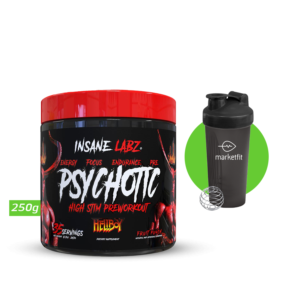 Pre entreno PSYCHOTIC HELLBOY 35 SERV - 250GR Inzane Labz