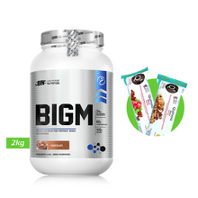 Cargar imagen en el visor de la galería, BIGM 2KG PROTEÍNA PARA GANAR MASA MUSCULAR UN
