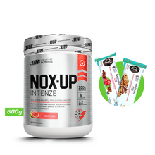 Cargar imagen en el visor de la galería, NOX UP INTENZE 600GR PRE ENTRENO UN + REGALOS
