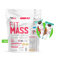Cargar imagen en el visor de la galería, FIT MASS 5KG GANADOR DE MASA FITFEM + REGALOS
