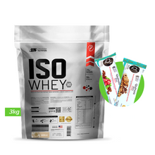 Cargar imagen en el visor de la galería, ISO WHEY 3KG PROTEÍNA UN + REGALOS
