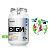 Cargar imagen en el visor de la galería, BIGM 2KG PROTEÍNA PARA GANAR MASA MUSCULAR UN
