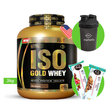 Cargar imagen en el visor de la galería, Iso Gold Whey Level Pro 6.6Lb Con Regalos
