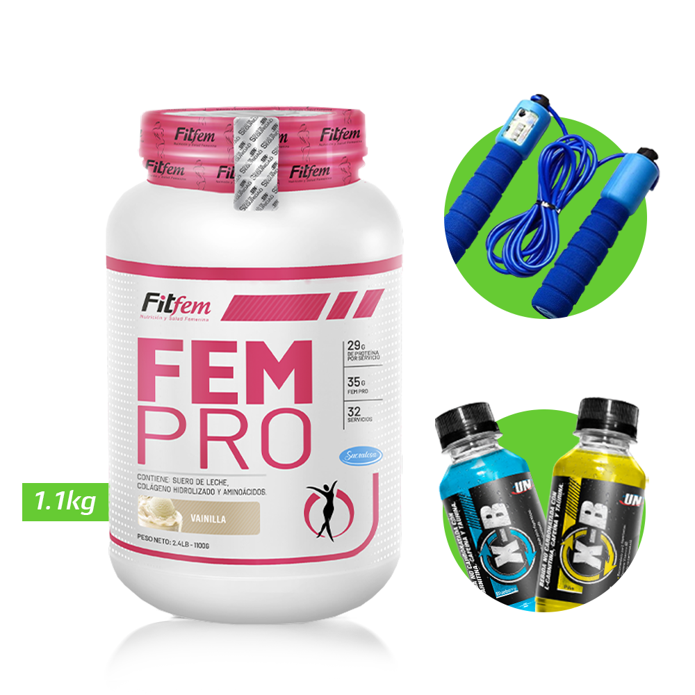 FEM PRO 1.1KG PROTEÍNA FITFEM + REGALOS