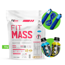 Cargar imagen en el visor de la galería, FIT MASS 5KG GANADOR DE MASA FITFEM + REGALOS
