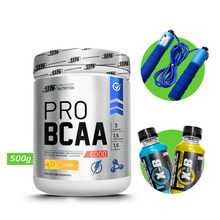 Cargar imagen en el visor de la galería, PRO BCAA 6000 500GR AMINOÁCIDOS UN + REGALOS
