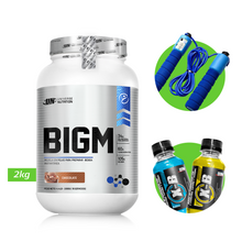 Cargar imagen en el visor de la galería, BIGM 2KG PROTEÍNA PARA GANAR MASA MUSCULAR UN
