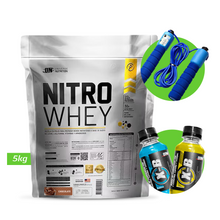 Cargar imagen en el visor de la galería, NITRO WHEY 5KG PROTEÍNA UN + REGALOS
