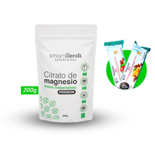Cargar imagen en el visor de la galería, CITRATO DE MAGNESIO 200GR SMART BLENDS
