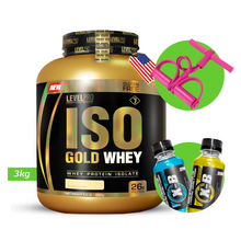 Cargar imagen en el visor de la galería, Iso Gold Whey Level Pro 6.6Lb Con Regalos
