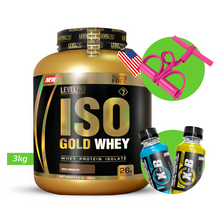 Cargar imagen en el visor de la galería, Iso Gold Whey Level Pro 6.6Lb Con Regalos
