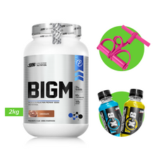 Cargar imagen en el visor de la galería, BIGM 2KG PROTEÍNA PARA GANAR MASA MUSCULAR UN
