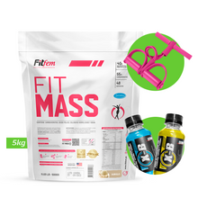 Cargar imagen en el visor de la galería, FIT MASS 5KG GANADOR DE MASA FITFEM + REGALOS

