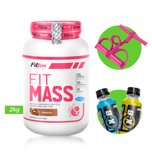 Cargar imagen en el visor de la galería, FIT MASS 2KG GANADOR DE MASA FITFEM + REGALOS
