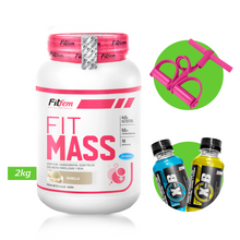 Cargar imagen en el visor de la galería, FIT MASS 2KG GANADOR DE MASA FITFEM + REGALOS
