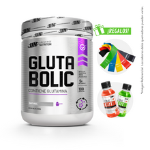 Cargar imagen en el visor de la galería, GLUTABOLIC 500GR GLUTAMINA UN NATURAL + REGALOS
